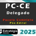 PC-CE (Delegado) Pacote Teórico - 2025 (Pós-Edital) -Estrategia Concursos