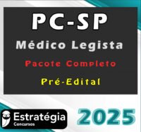 PC SP Medico Legista Pacote Teorico Estrategia 2025