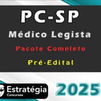 PC SP Medico Legista Pacote Teorico Estrategia 2025