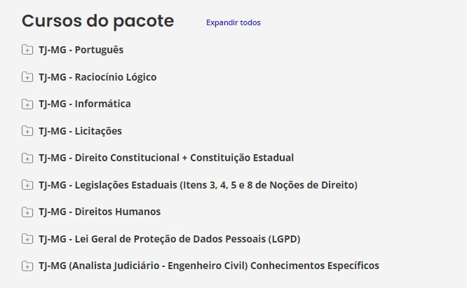 tj-mg Analista Judiciário - Engenheiro Civil