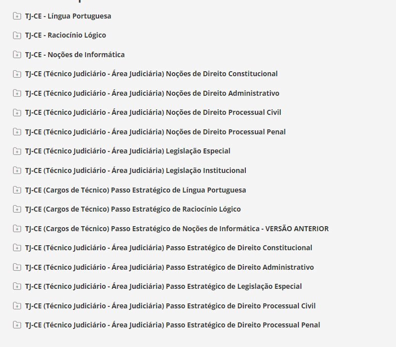 TJ-CE (Técnico Judiciário 2025 