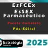 EsFCEx e EsSEX Farmaceutico Pacote Teorico Estrategia 2025 Pos Edital