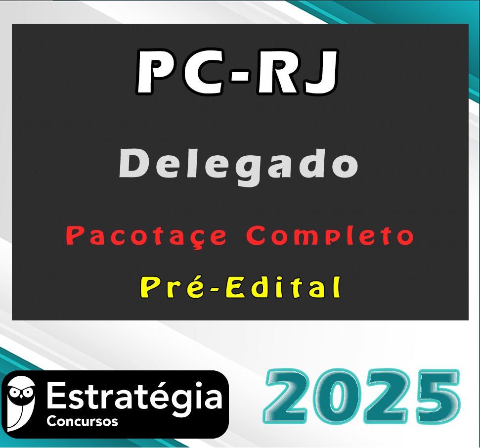 PC RJ Delegado Pacote Teorico 2025