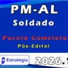 PM AL (Soldado) Pacote Completo 2026 Pos Edital Estrategia