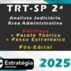 TRT SP 2a Regiao Analista Judiciario Area Administrativa 2025 curso