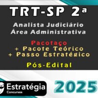 TRT SP 2a Regiao Analista Judiciario Area Administrativa 2025 curso