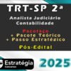 TRT SP 2a Regiao Analista Judiciario Contabilidade 2025 curso