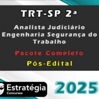 TRT SP 2a Regiao Analista Judiciario Engenharia Seguranca do Trabalho 2025