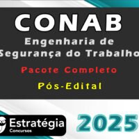 conab Engenharia de Seguranca do Trabalho curso 2025