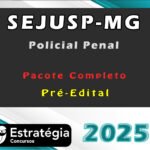 Polícia Penal-MG - SEJUSP-MG (Policial Penal) - Pacote Teórico  - Estrategia 2025