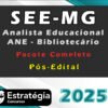 SEE MG Analista Educacional ANE Bibliotecario 2025