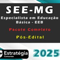 SEE-MG Especialista em Educação Básica - EEB - Pacote Teórico  - Estrategia 2025