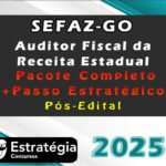 SEFAZ-GO (Auditor Fiscal da Receita Estadual) Pacotaço - Pacote Teórico + Pacote Passo Estratégico- Estrategia 2025