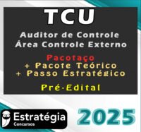 TCU Auditor de Controle Area Controle Externo 2025