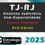 TJ-RJ (Analista Judiciário - Sem Especialidade)- Pacote Teórico  - Estrategia 2025