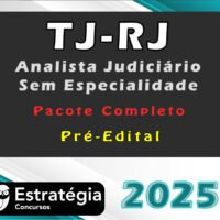 TJ RJ Analista Judiciario Sem Especialidade 2025