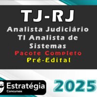 TJ RJ Analista Judiciario TI Analista de Sistemas 2025