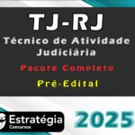 TJ-RJ (Técnico de Atividade Judiciária)- Pacote Teórico  - Estrategia 2025