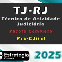 TJ RJ Tecnico de Atividade Judiciaria 2025