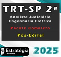 TRT SP 2a Regiao Analista Judiciario Engenharia Eletrica 2025