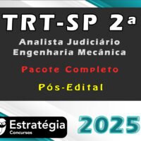 TRT SP 2a Regiao Analista Judiciario Engenharia Mecanica