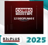 Combo Magistratura e MP Estaduais 12 disciplinsa rj plus 2025
