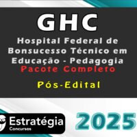 GHC Hospital Federal de Bonsucesso Tecnico em Educacao Pedagogia