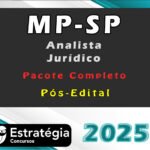 MP-SP (Analista Jurídico) Pacote Teórico- Estrategia 2025 (Pós-Edital)