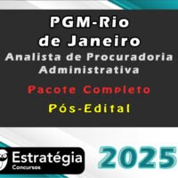 PGM Rio de Janeiro Analista de Procuradoria Administrativa