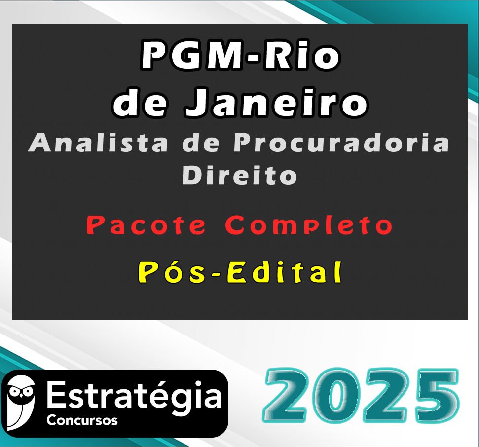 PGM Rio de Janeiro Analista de Procuradoria Direito