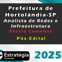 Prefeitura de Hortolandia SP Analista de Redes e Infraestrutura 2025