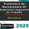 Prefeitura de Hortolandia SP Engenheiro Seguranca do Trabalho