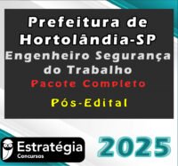 Prefeitura de Hortolandia SP Engenheiro Seguranca do Trabalho