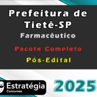 Prefeitura de Tiete SP Farmaceutico 2025