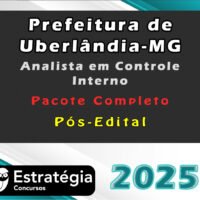Prefeitura de Uberlandia MG Analista em Controle Interno 2025
