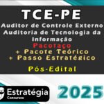 TCE-PE (Auditor de Controle Externo - Auditoria de Tecnologia da Informação) (Pós-Edital)-  Pacotaço - Pacote Teórico + Pacote Passo Estratégico - Estrategia 2025