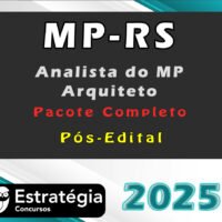 mp rs Analista do MP Arquiteto 2025