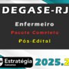 DEGASE RJ Enfermeiro Pacote 2025 Pos Edital