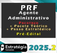 PRF Agente Administrativo Pacote combo 2025