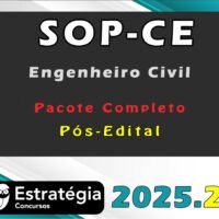 SOP CE Engenheiro Civil Pacote 2025 Pos Edital
