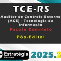 TCE RS Auditor de Controle Externo ACE Tecnologia da Informacao