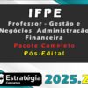 IFPE Professor Gestao e Negocios Administracao Financeira