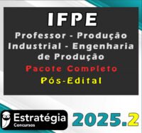 IFPE Professor Producao Industrial Engenharia de Producao