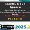 SEMUS Nova Iguacu Analista Tecnico em Planejamento de Servicos de Saude