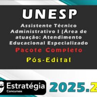 UNESP Assistente Tecnico Administrativo I Area de atuacao Atendimento Educacional Especializado