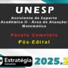 UNESPAssistente de Suporte Academico II Area de Atuacao Matematica