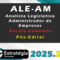 ALE AM Analista Legislativo Administrador de Empresas