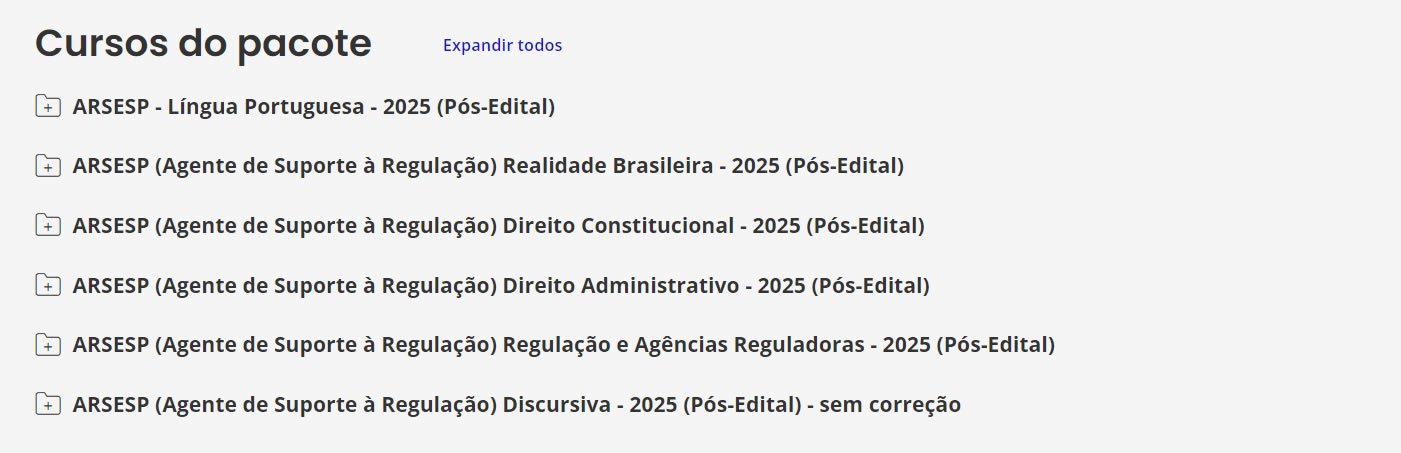 ARSESP (Agente de Suporte à Regulação) 2025