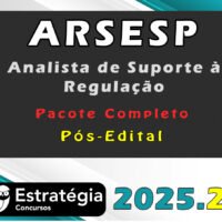 ARSESP Analista de Suporte à Regulação 2025