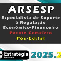 ARSESP Especialista de Suporte à Regulação Econômico Financeiro 2025